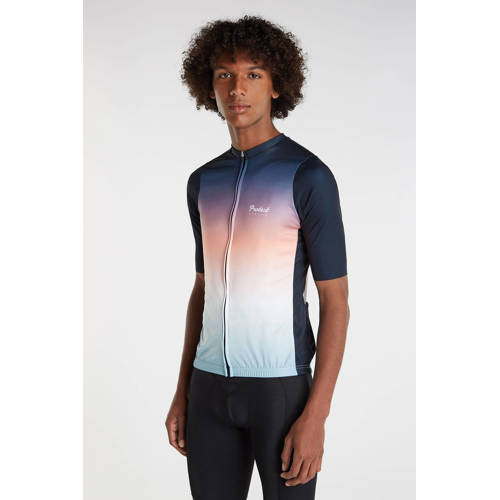 Protest fietsshirt PRTDELGADO donkerblauw/oranje/wit afbeelding