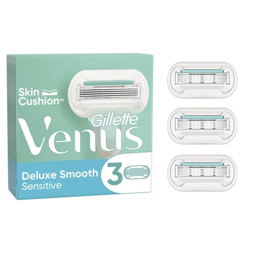 Wehkamp Gillette Venus Deluxe Smooth Sensitive - 3 navulmesjes aanbieding