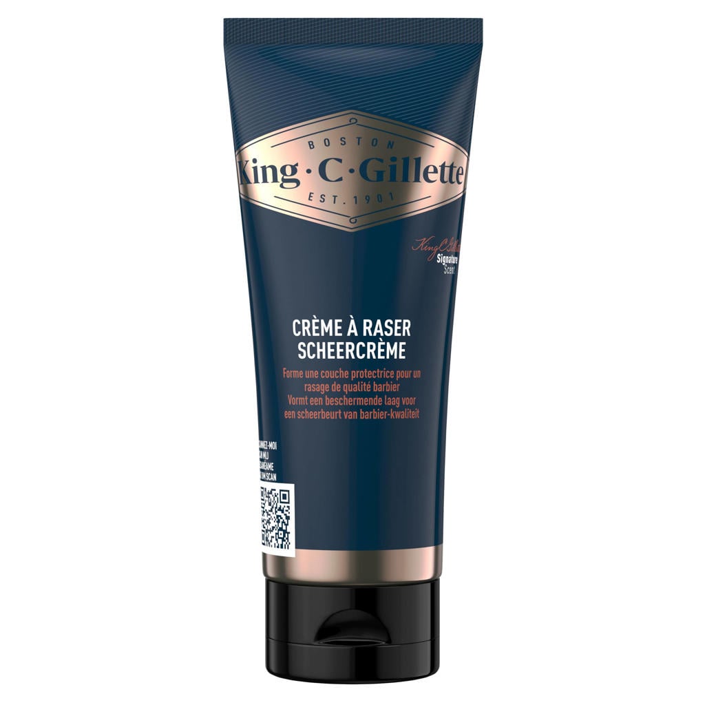 King C. Gillette originele scheercrème - 175 ml