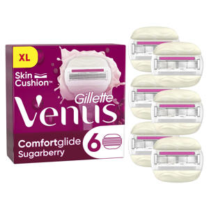 Wehkamp Gillette Venus Comfortglide Sugarberry - 6 navulmesjes aanbieding