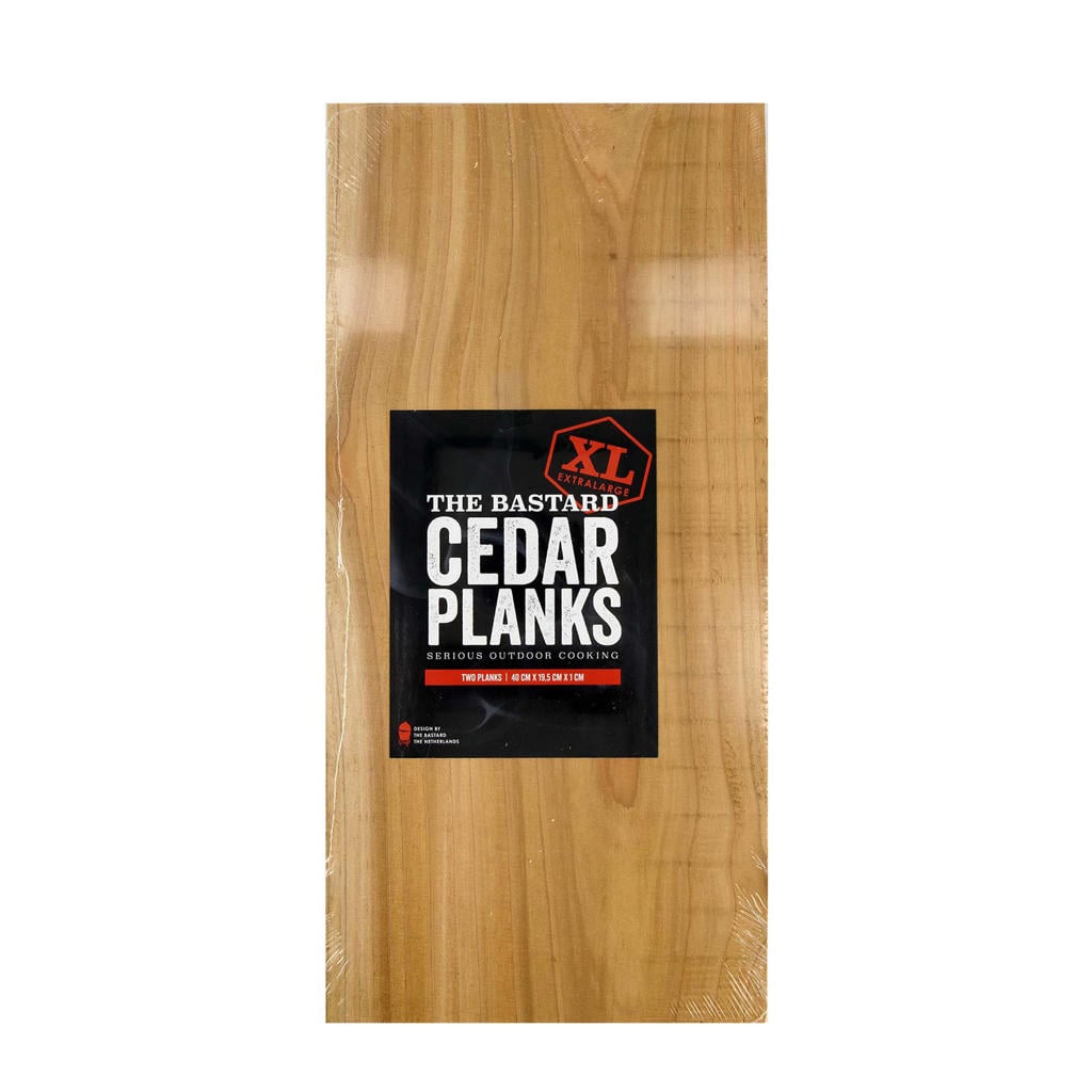 The Bastard rookplank set Red Cedar - (40x20 cm) (set van 2)