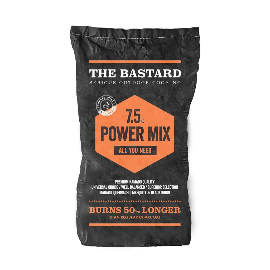 The Bastard power mix houtskool (7,5 kg)