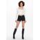 ONLY skinny short ONLCARMEN zwart