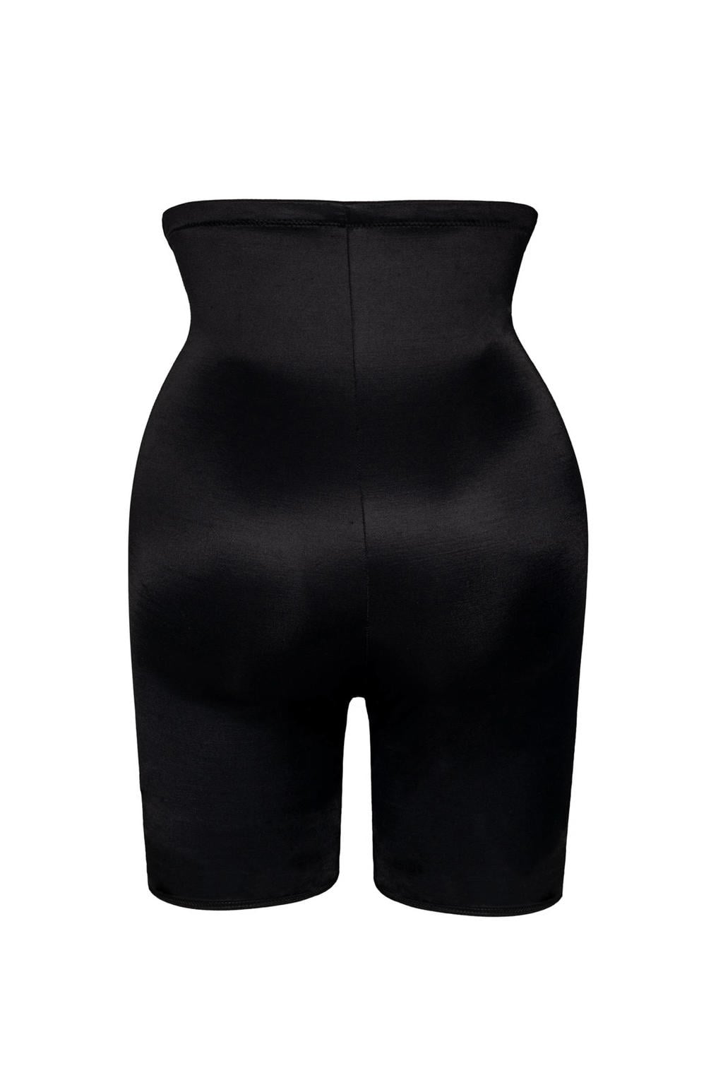 Plaisir high waist corrigerende short zwart