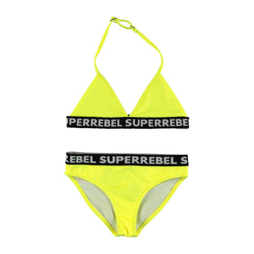 SuperRebel triangel bikini Isla geel