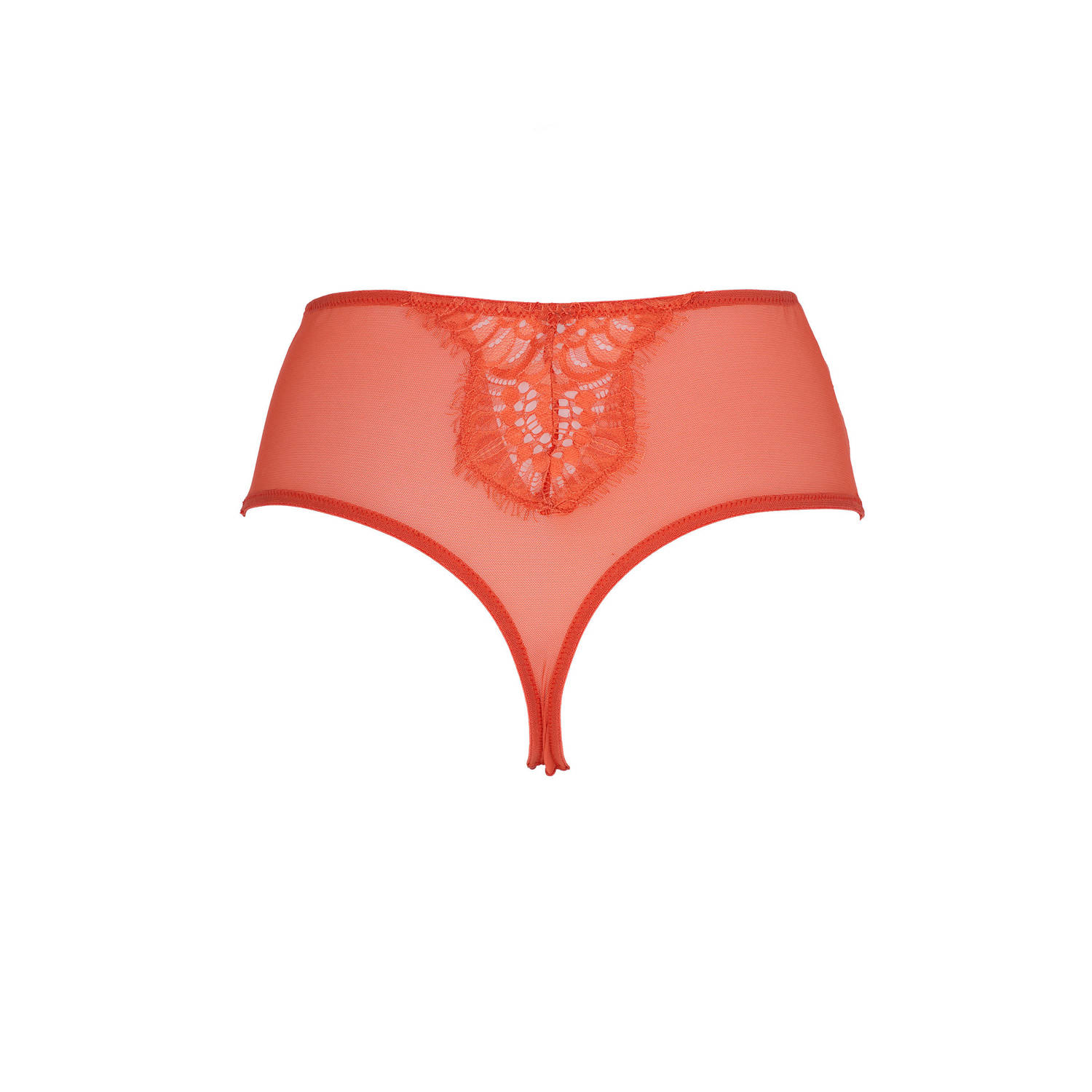 After Eden D-cup & up high waist string Tessa brique