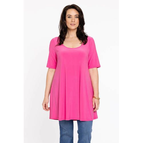 YOEK tuniek DOLCE van travelstof roze afbeelding