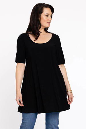 tuniek DOLCE van travelstof zwart