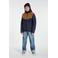 Protest outdoor jas PRTDUCO JR donkerblauw/bruin