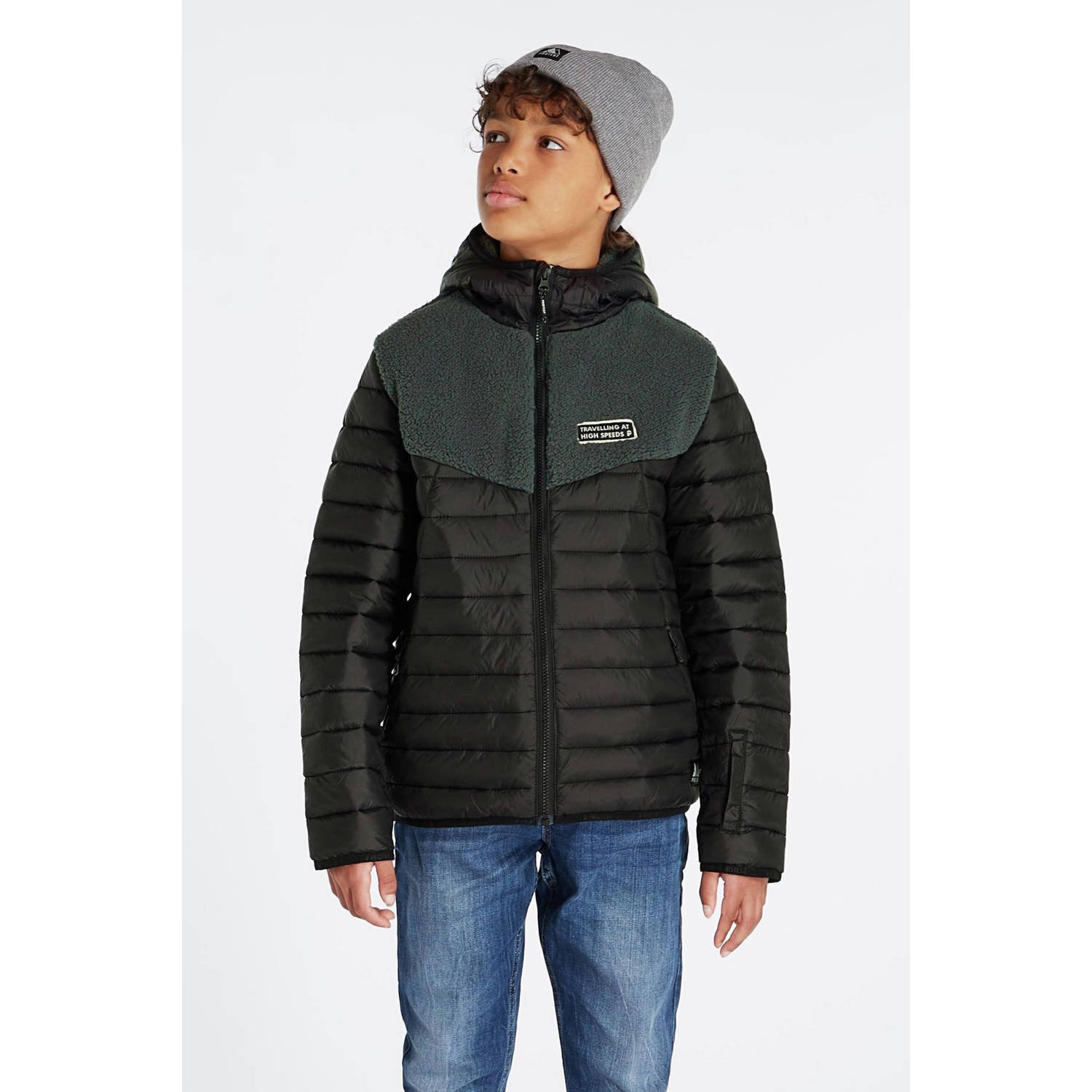 Protest outdoor jas PRTDUCO JR zwart