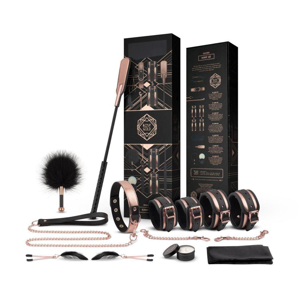 Rosy Gold Nouveau BDSM set - Rosé Goud