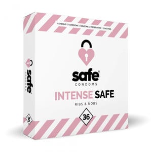 Wehkamp SAFE condooms met ribbels & noppen - 36 stuks aanbieding