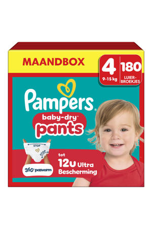 Maat 4 maandbox - 180 luierbroekjes - 9kg-15kg