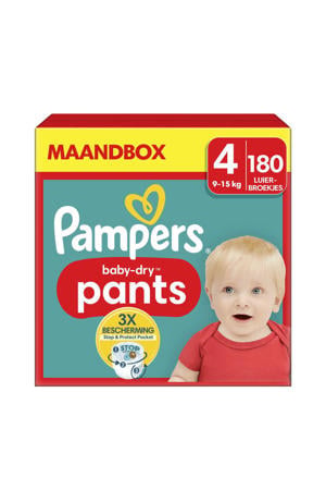 Maat 4 maandbox - 180 luierbroekjes - 9kg-15kg