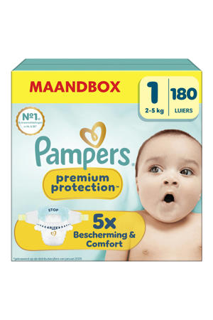 Maat 1 maandbox - 180 luiers - 2kg - 5kg