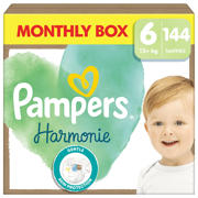thumbnail: Pampers Harmonie Maat 6 maandbox - 144 luiers - 13kg+