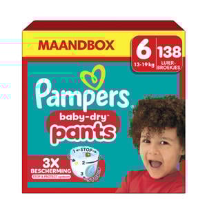 Maat 6 maandbox - 138 luierbroekjes - 14kg-19kg