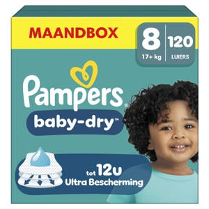Maat 8 maandbox - 120 luiers - 17kg+