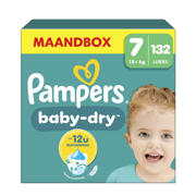 thumbnail: Pampers Baby-Dry Maat 7 maandbox - 132 luiers - 15kg+