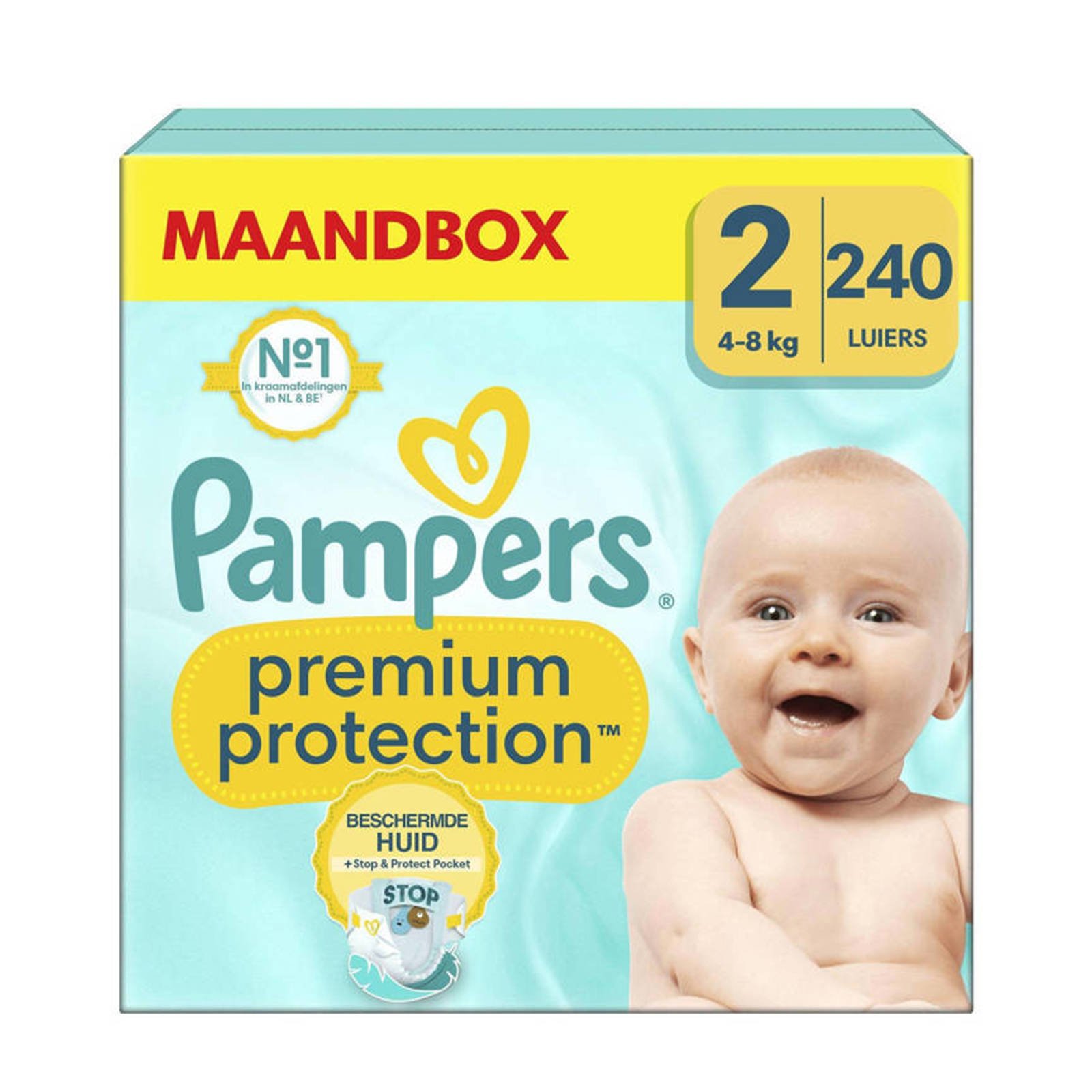 Pampers premium protection size 2 sales jumbo pack