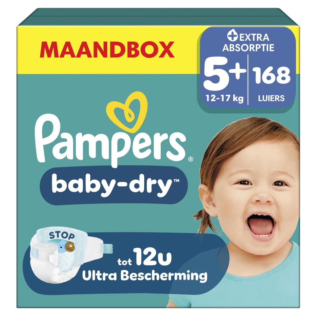 Pampers Baby-Dry Maat 5 maandbox - 174 luiers - 11kg-16kg | wehkamp Pampers Baby-Dry Maat 5 maandbox - 174 luiers - 11kg-16kg | wehkamp
