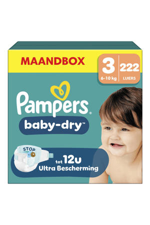 Maat 3 maandbox - 222 luiers - 6kg-10kg