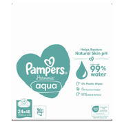 thumbnail: Pampers Harmonie Aqua babydoekjes - 24 x 48 stuks