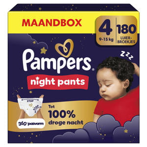 Night Pants Maat 4 maandbox - 180 luierbroekjes - 9kg-15kg