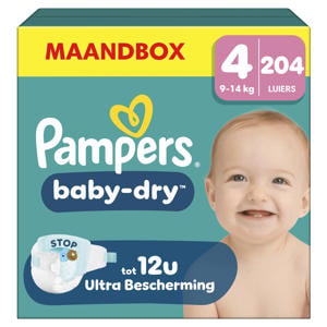 Maat 4 maandbox - 204 luiers - 9kg- 14kg