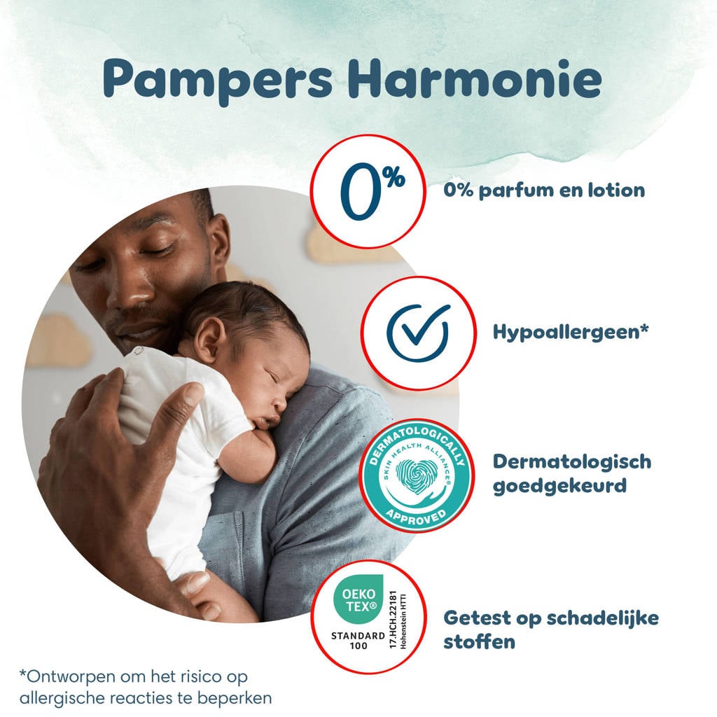 Pampers - Harmonie couches taille 1 - 2 à 5 kg