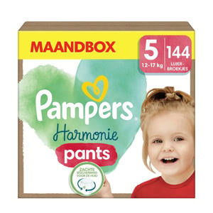 Wehkamp Pampers Harmonie Maat 5 (12kg - 17kg) - 144 luierbroekjes maandbox aanbieding