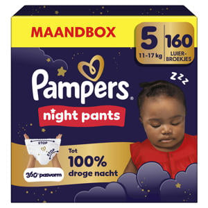Night Pants Maat 5 maandbox - 160 luierbroekjes - 12kg-17kg