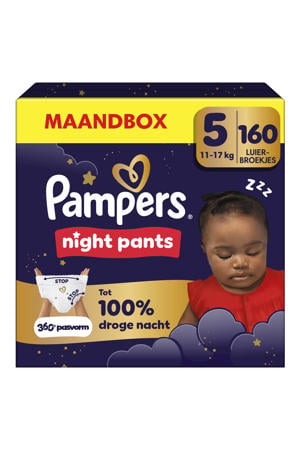 Night Pants Maat 5 maandbox - 160 luierbroekjes - 12kg-17kg