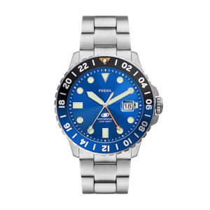 horloge FS5991 Fossil Blue zilverkleurig