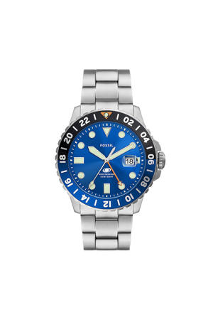 horloge FS5991 Fossil Blue zilverkleurig