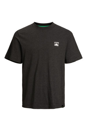 regular fit T-shirt JORTULUM Plus Size met logo black