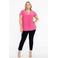 YOEK cropped slim fit tregging DOLCE van travelstof donkerblauw