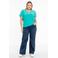 YOEK loose fit jeans dark blue denim