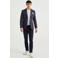 WE Fashion slim fit colbert royal navy