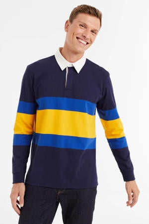 colourblock rugby shirt