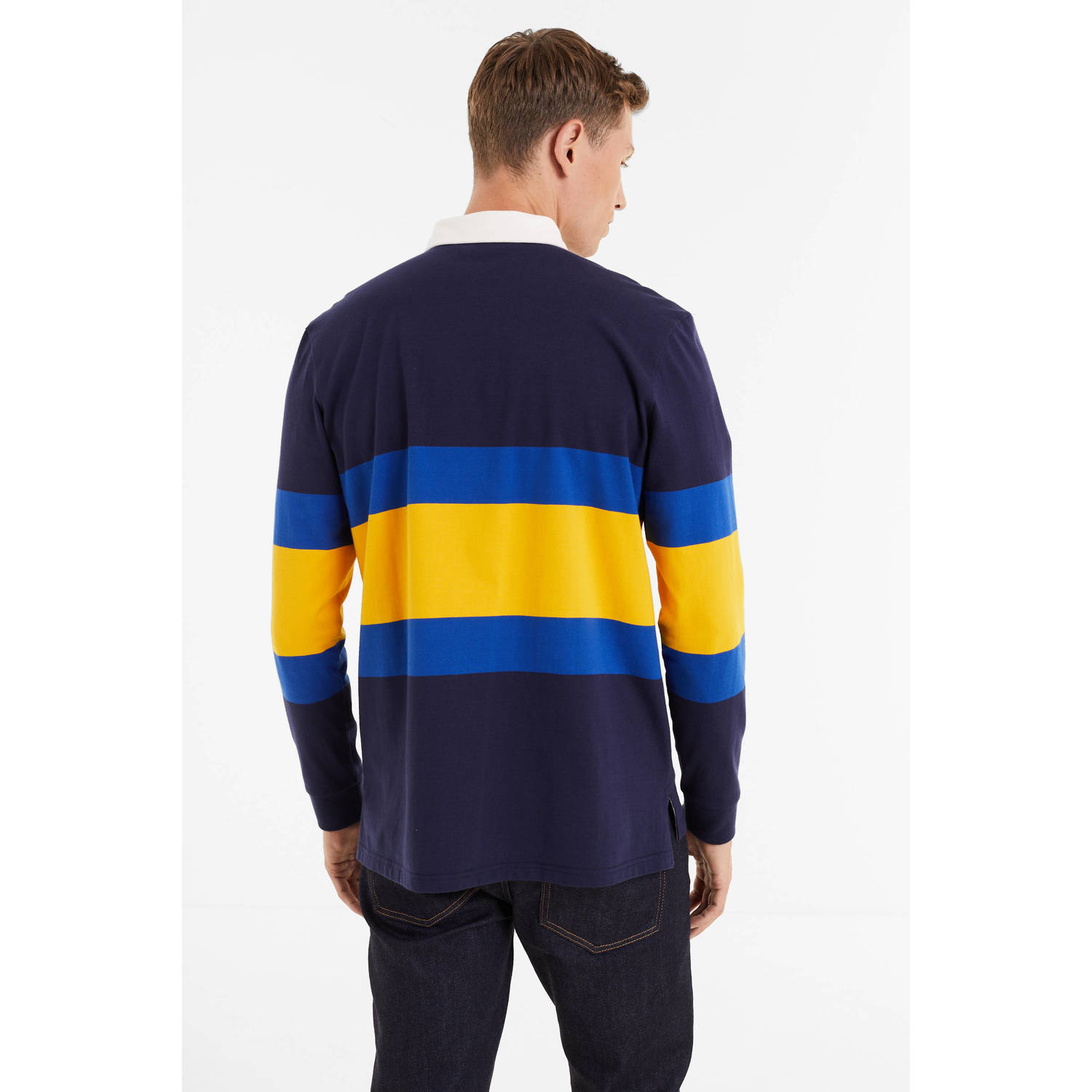 anytime colourblock rugby shirt