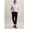 Seidensticker slim fit overhemd paars