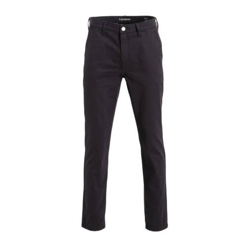 anytime slim fit chino grijs