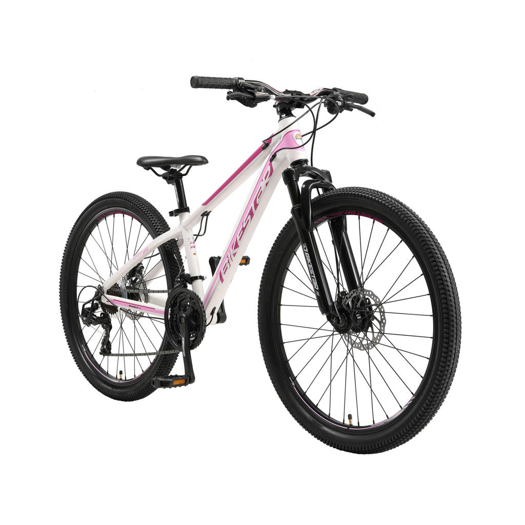 BikeStar hardtail MTB, Sport Hardtail MTB Alu Sport S 26 inch 21 speed wit/roze