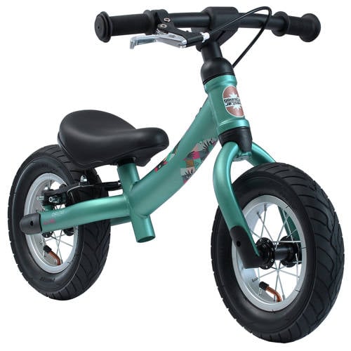 Wehkamp BikeStar Sport, 2 in 1 meegroei loopfiets, 10 inch, groen aanbieding