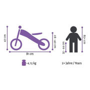 thumbnail: BikeStar Sport, 2 in 1 meegroei loopfiets, 10 inch, rood