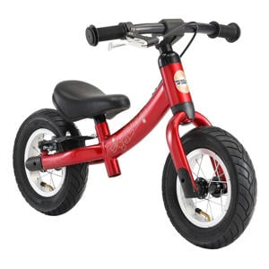 Wehkamp BikeStar Sport, 2 in 1 meegroei loopfiets, 10 inch, rood aanbieding
