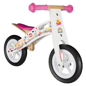 Wehkamp BikeStar houten loopfiets, 10 inch wielen, prinses aanbieding