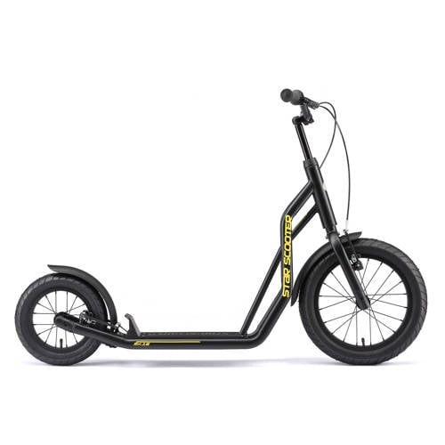 STAR SCOOTER Autoped 16 inch + 12 inch, zwart afbeelding