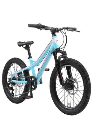 MTB kinderfiets 20 inch wit /turquiose, 7 speed